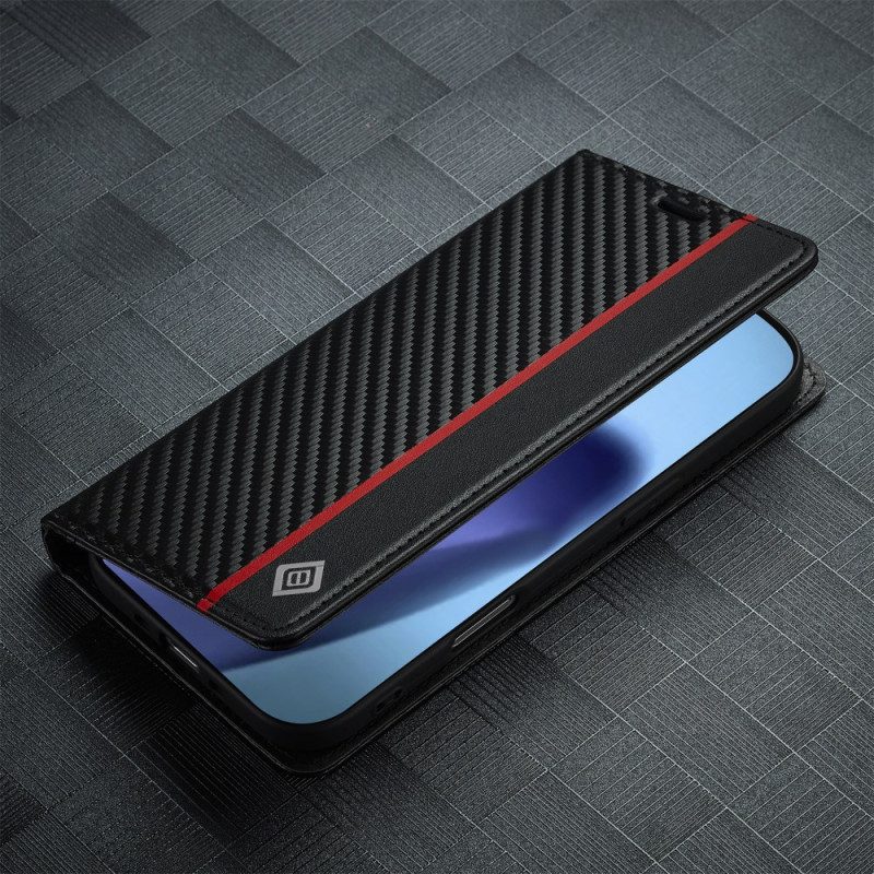 Flip Case Für iPhone Air Carbonfaser Lc.imeeke