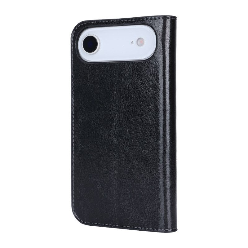 Flip Case Für iPhone Air Echtes Leder