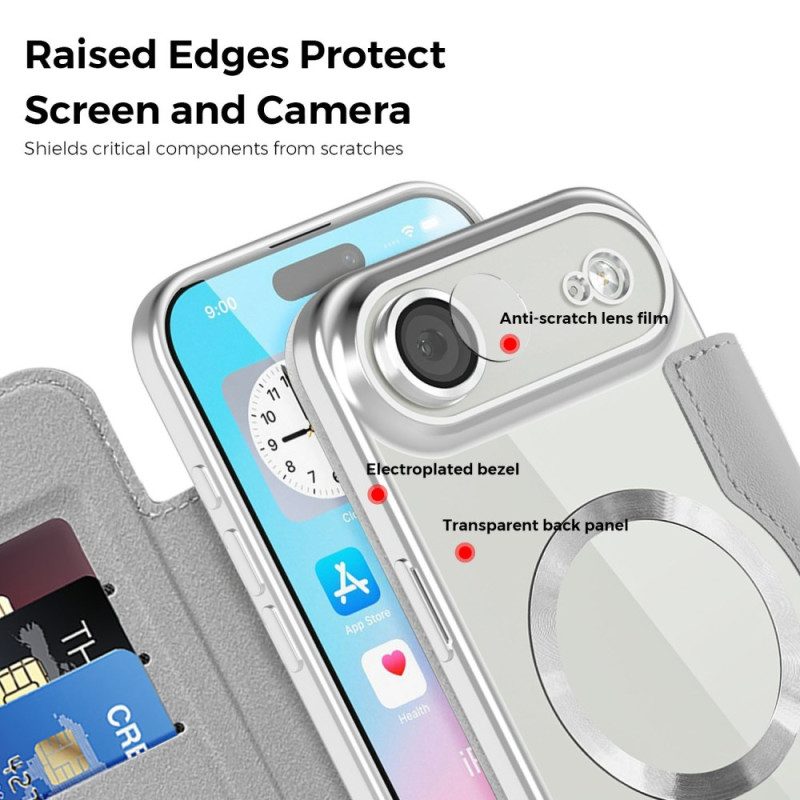 Flip Case Für iPhone Air Magsafe-kompatibel Gesteppt