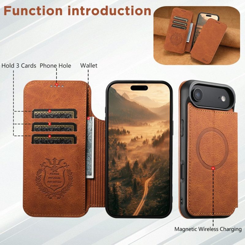 Flip Case Für iPhone Air Ultradünnes Magsafe Suteni