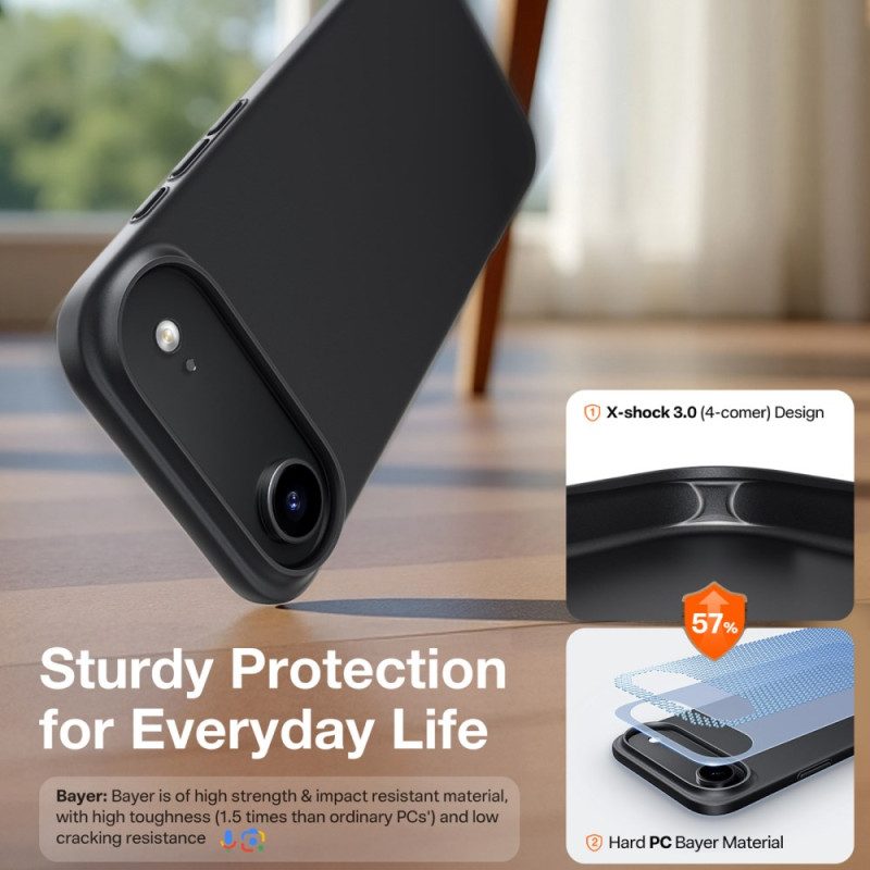 Hülle iPhone Air Handyhülle Ultradünnes Magsafe-kompatibles Displayschutzglas