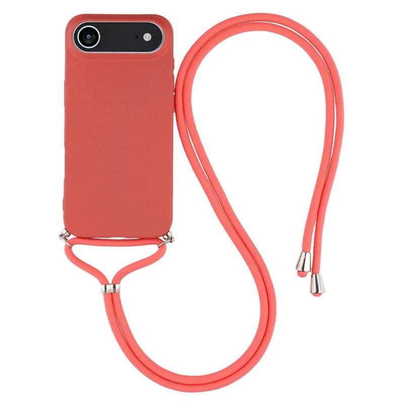 Hülle iPhone Air Klassischer Kartenhalter Mit Kordel