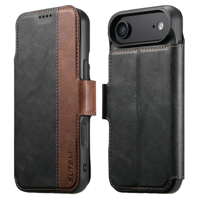 Lederhüllen iPhone Air Abnehmbare Magsafe 2-in-1-hülle Suteni