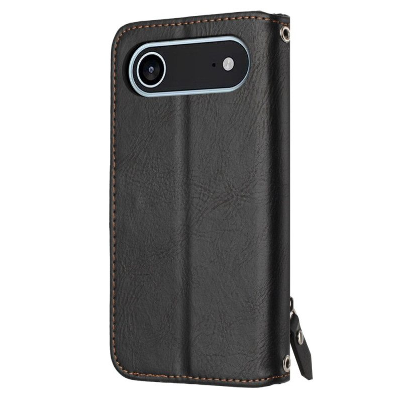 Lederhüllen iPhone Air Retro-geldbörse