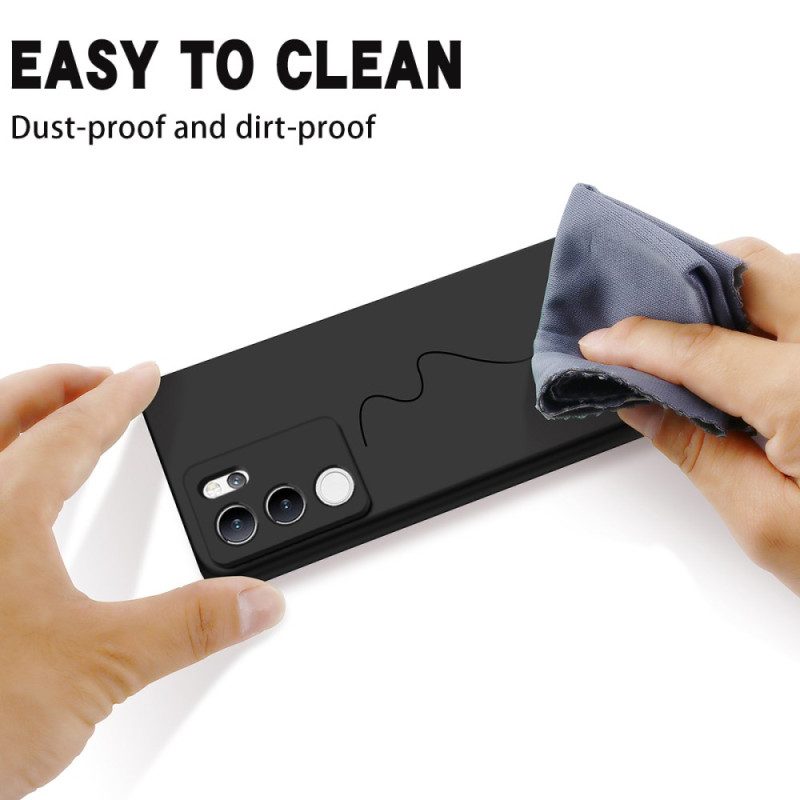 Hülle Vivo V30 Lite 5g Flüssigsilikon Mit Band