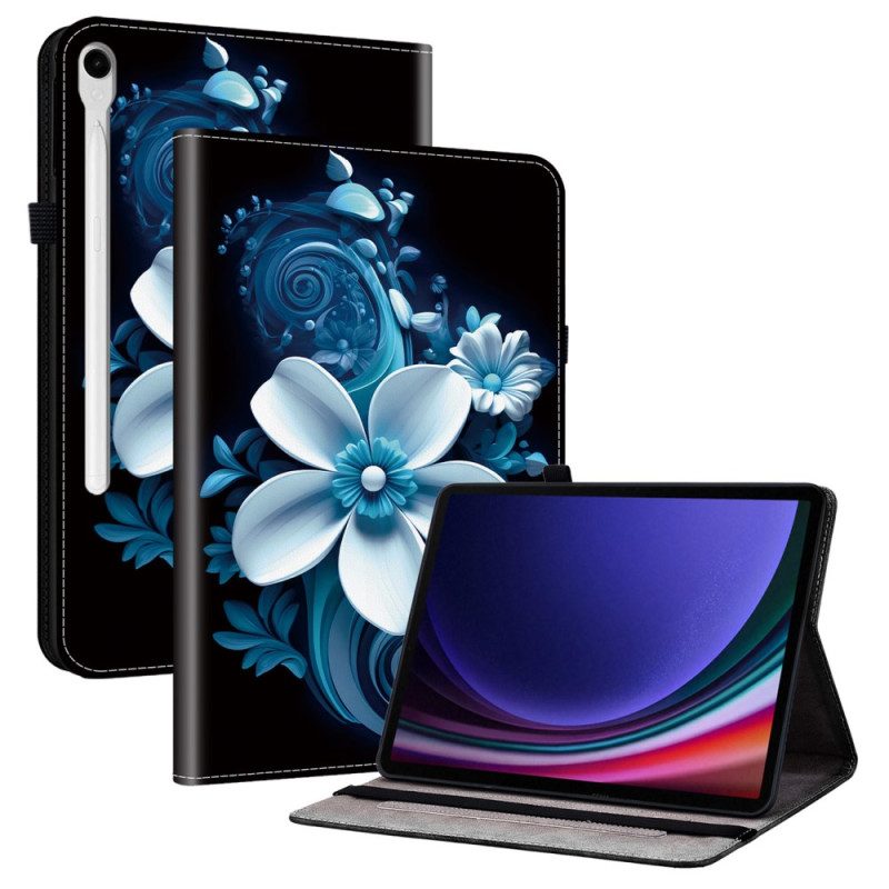 Case Für Samsung Galaxy Tab S10 Fe Schwarze Orchidee