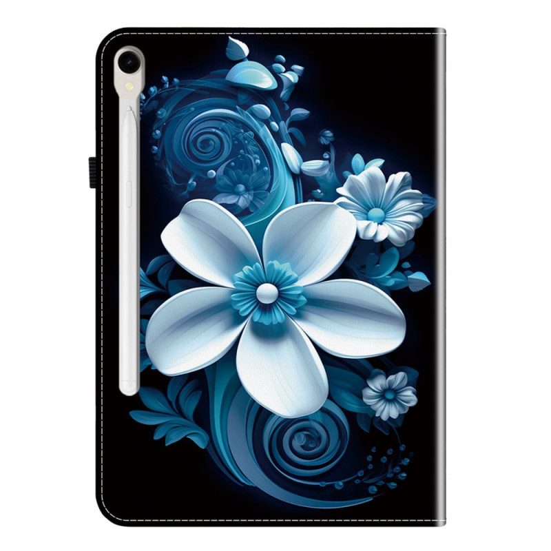 Case Für Samsung Galaxy Tab S10 Fe Schwarze Orchidee