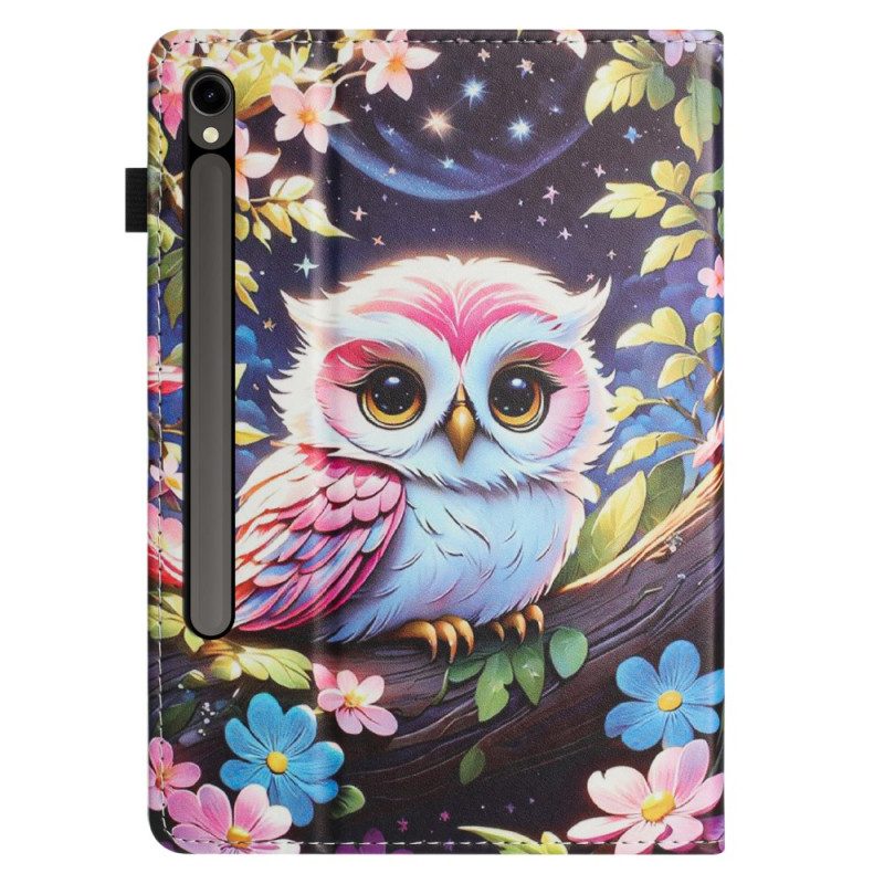 Case Samsung Galaxy Tab S10 Fe Eulen-design