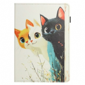 Case Samsung Galaxy Tab S10 Fe Handyhülle Design Mit Drei Katzen