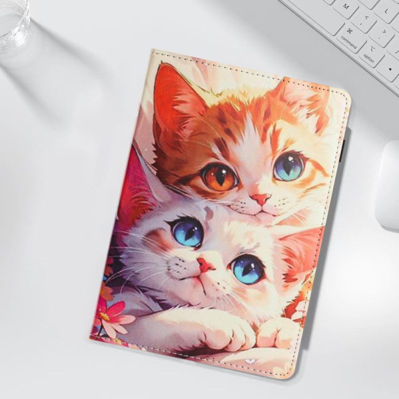 Case Samsung Galaxy Tab S10 Fe Handyhülle Design Mit Zwei Katzen