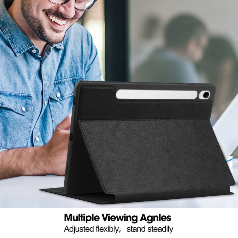 Case Samsung Galaxy Tab S10 Fe Handyhülle Lederoptik