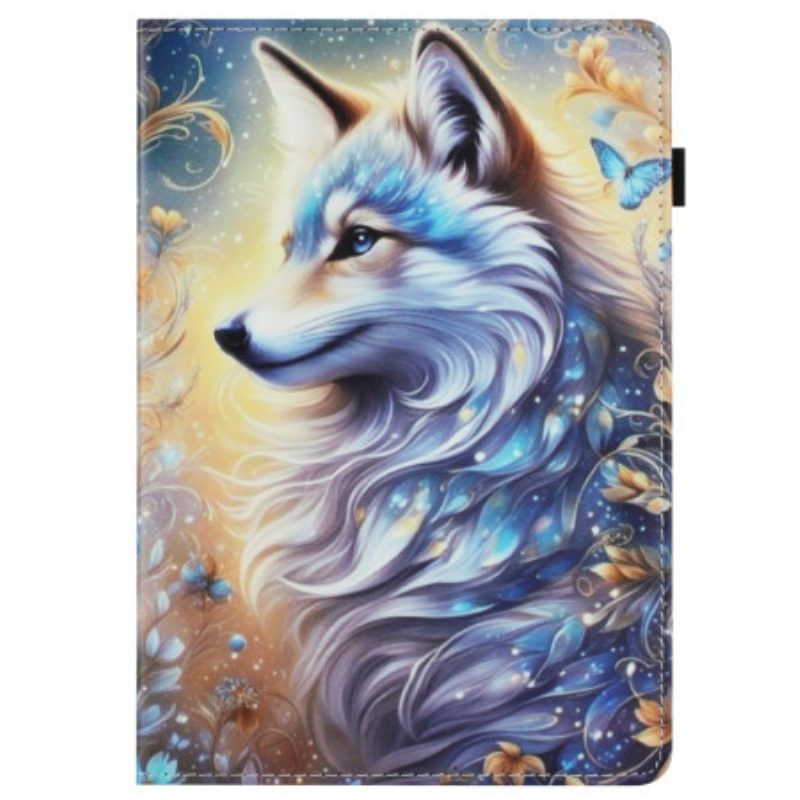 Case Samsung Galaxy Tab S10 Fe Handyhülle Weißer Wolf
