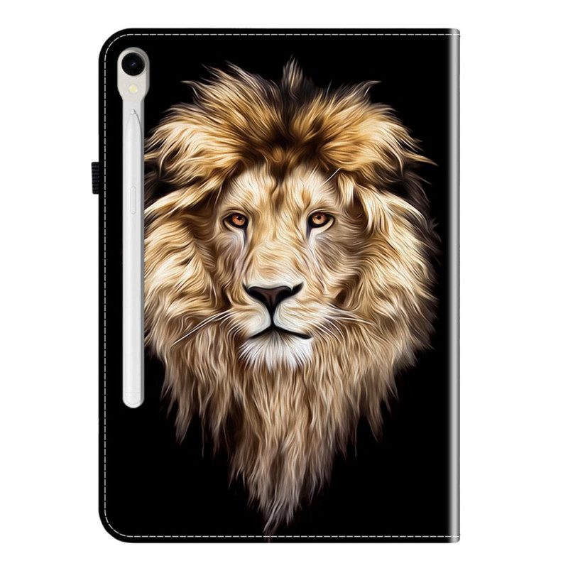 Case Samsung Galaxy Tab S10 Fe Löwenkopf-design