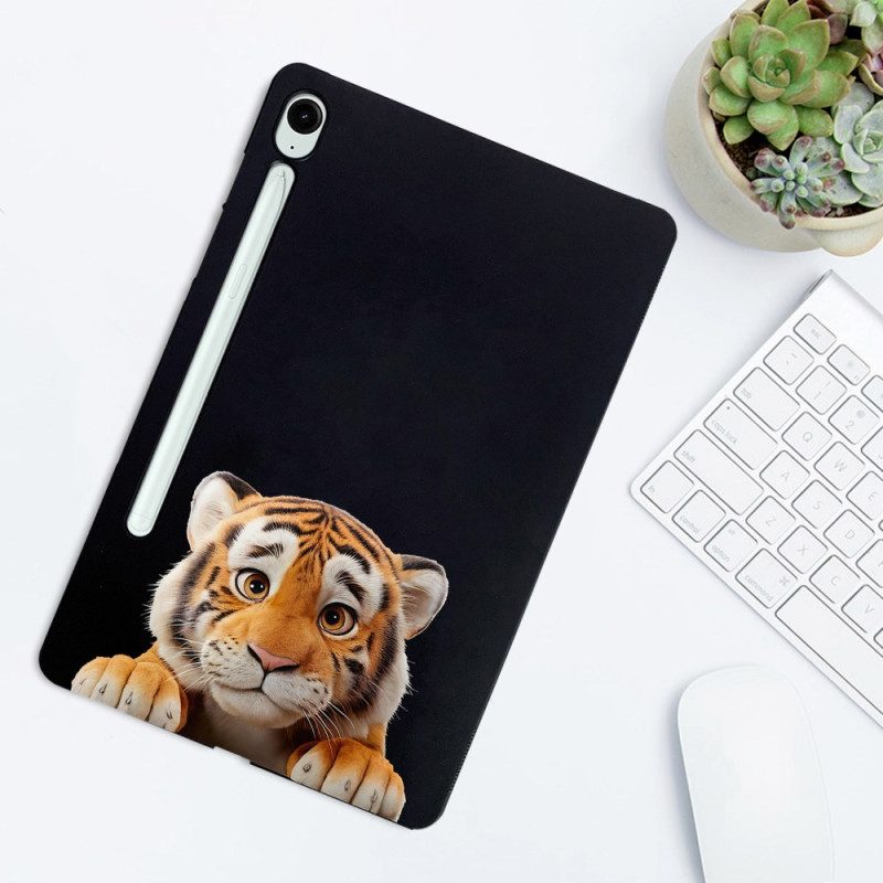 Hülle Samsung Galaxy Tab S10 Fe Handyhülle Kleiner Tiger