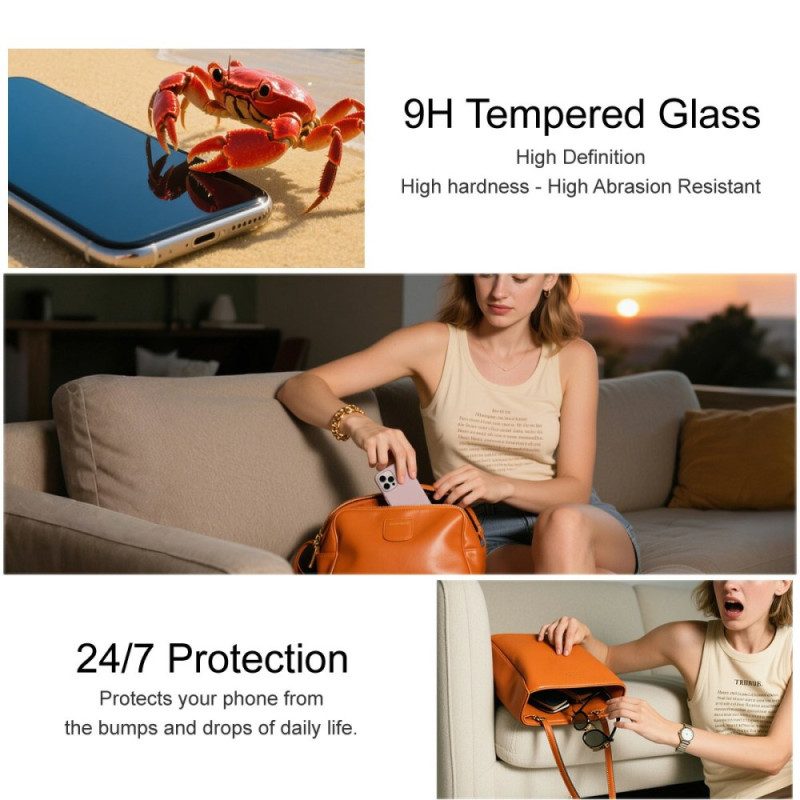 Displayschutzfolie Aus Gehärtetem Glas Für Oneplus 15r (kompatibel Mit Fingerabdrucksensor)