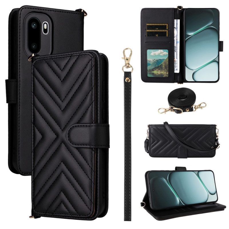 Lederhüllen Für Oneplus 15r 6 Kartenfächer Mit Riemen