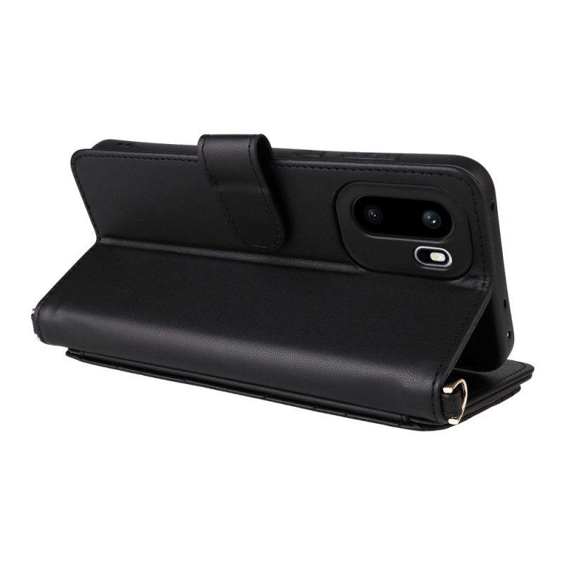 Lederhüllen Für Oneplus 15r 6 Kartenfächer Mit Riemen