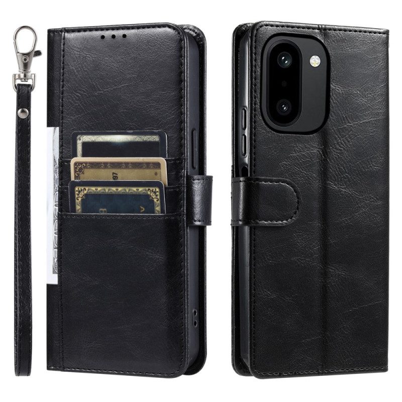 Lederhüllen Für Oneplus 15r 6 Kartenfächer Und Lanyard