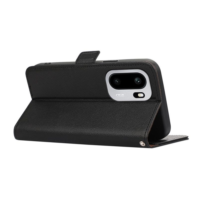 Lederhüllen Für Oneplus 15r Abeel Litschi-textur