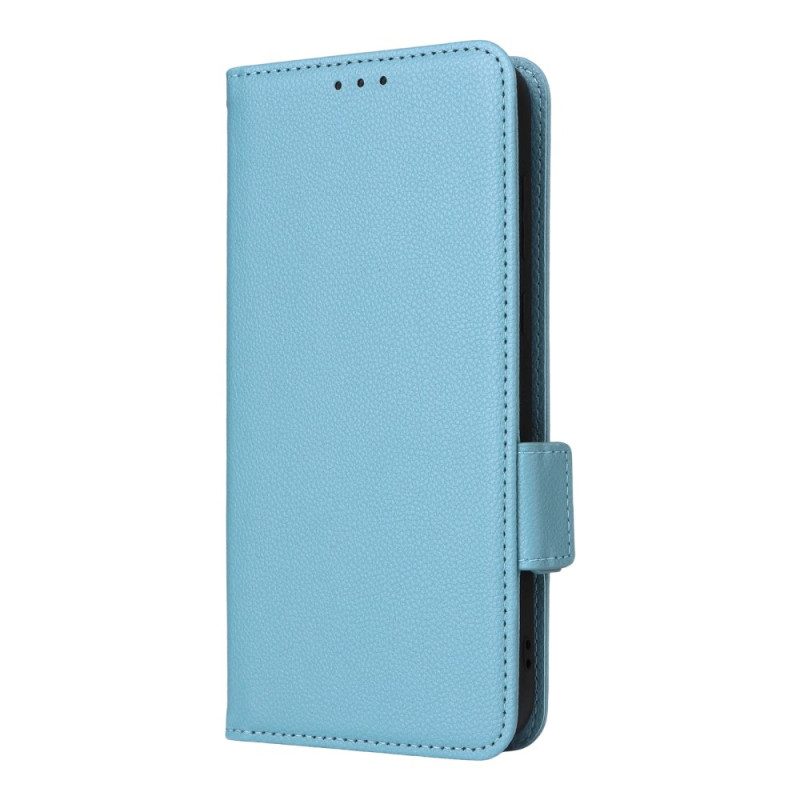 Lederhüllen Für Oneplus 15r Litschi-textur Mit Riemen