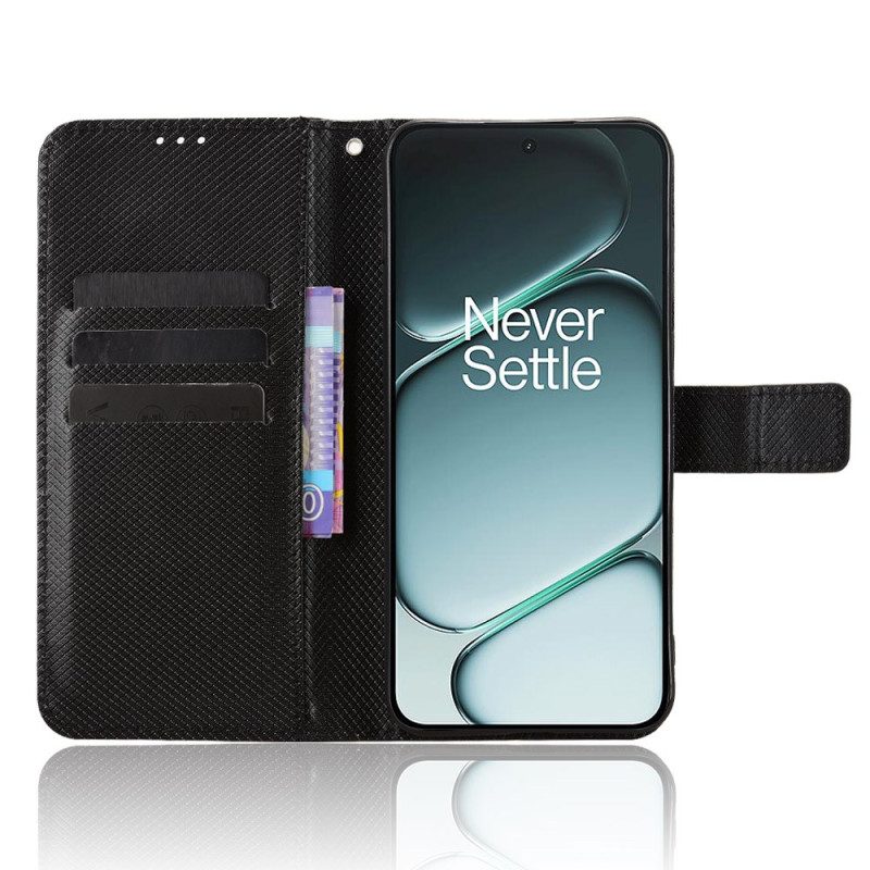 Lederhüllen Oneplus 15r Handyhülle Diamantstruktur