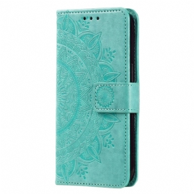 Lederhüllen Oneplus 15r Handyhülle Sonnen-mandala