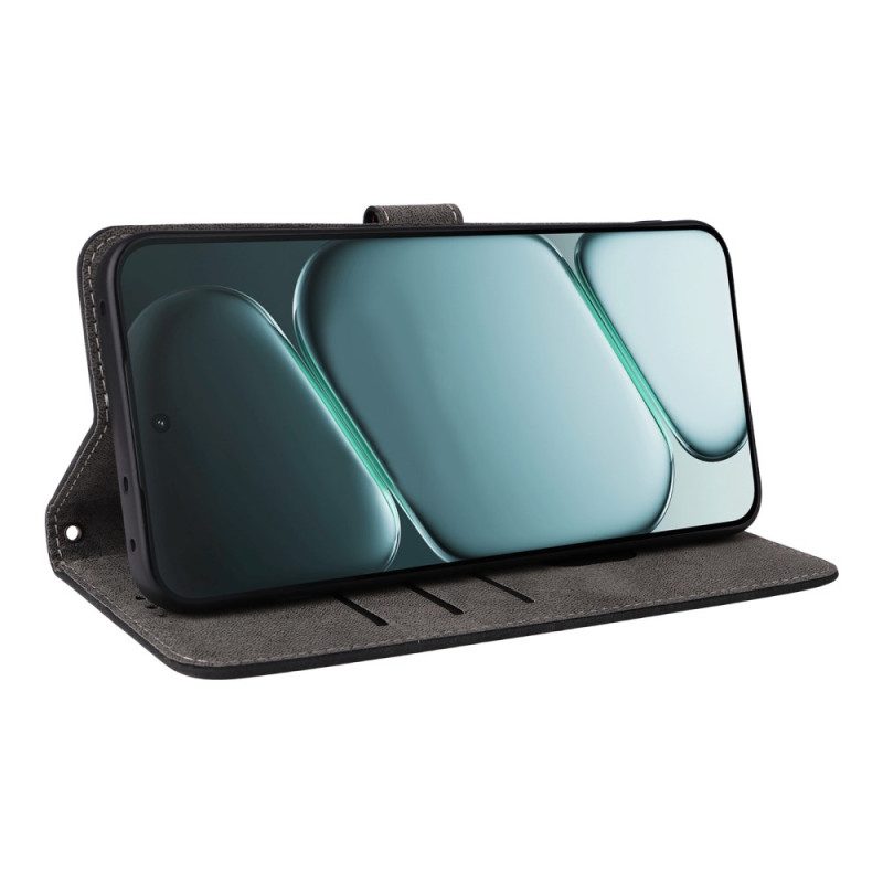 Lederhüllen Oneplus 15r Rfid-schutz In Wildlederoptik