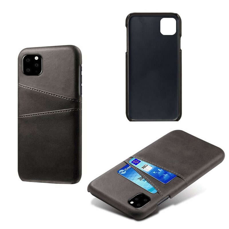 Handyhülle Für iPhone 11 Pro Doppelter Kartenhalter