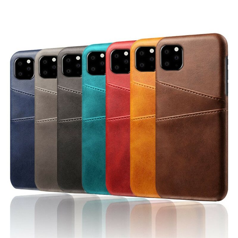 Handyhülle Für iPhone 11 Pro Doppelter Kartenhalter