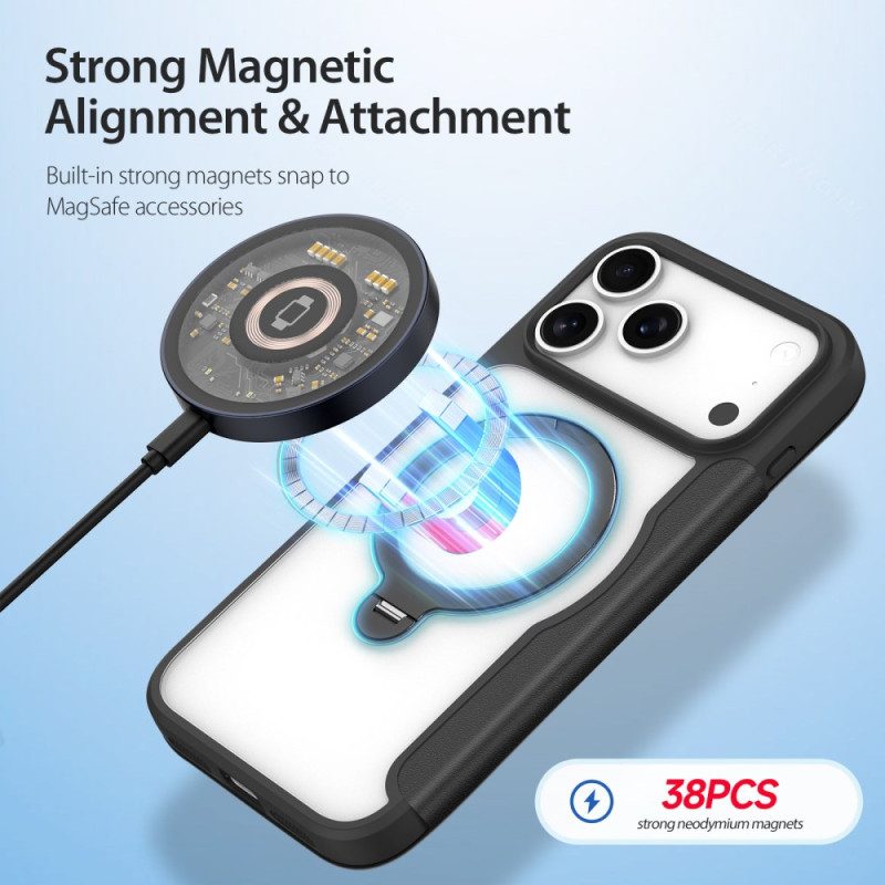 Flip Case Für iPhone 17 Pro Max Magsafe Mit Skin X Pro Serie Dux Ducis Halterung