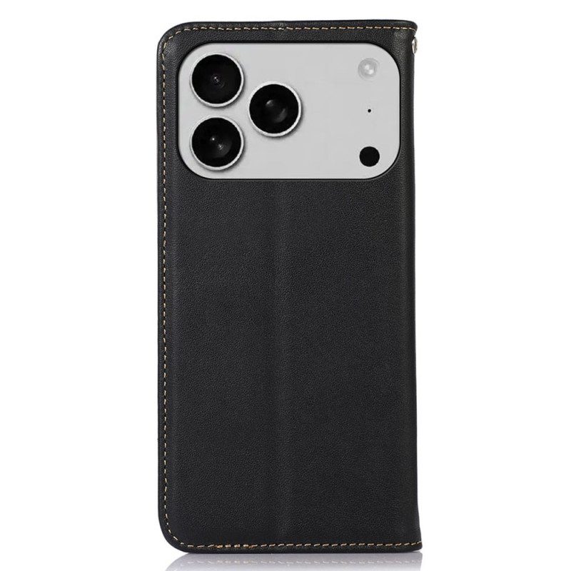 Flip Case Für iPhone 17 Pro Max Premium-leder Khazneh