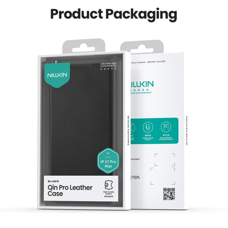 Flip Case iPhone 17 Pro Max Handyhülle Qin Pro Series Nillkin