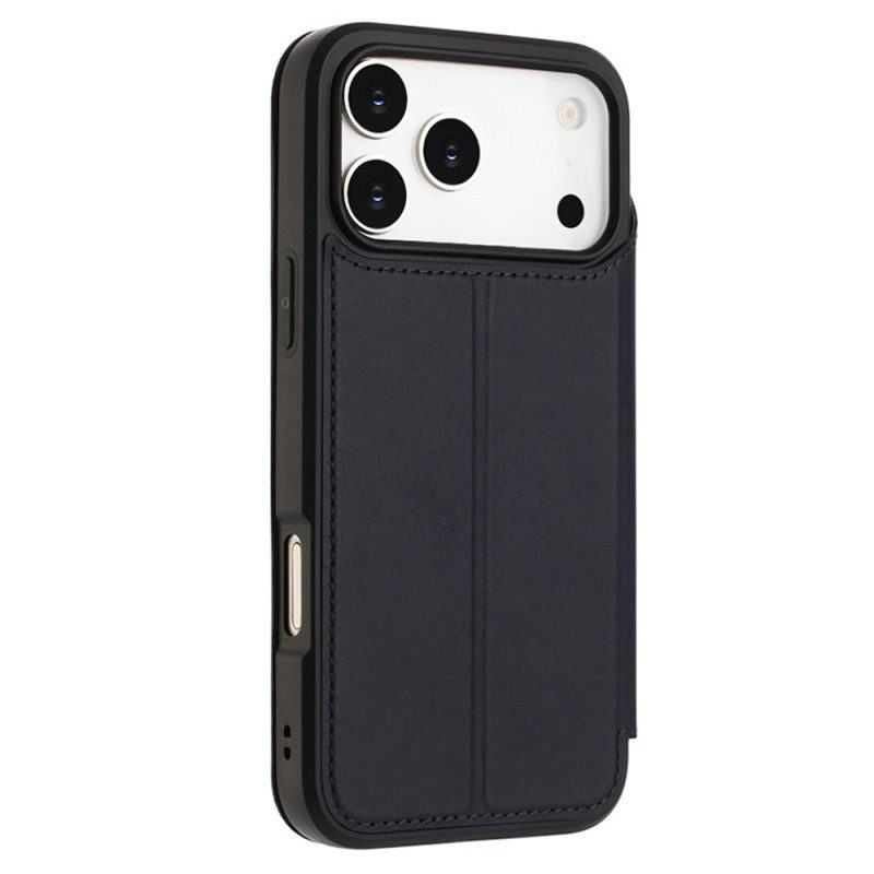Flip Case iPhone 17 Pro Max Magnetverschluss Und Kartenhalter