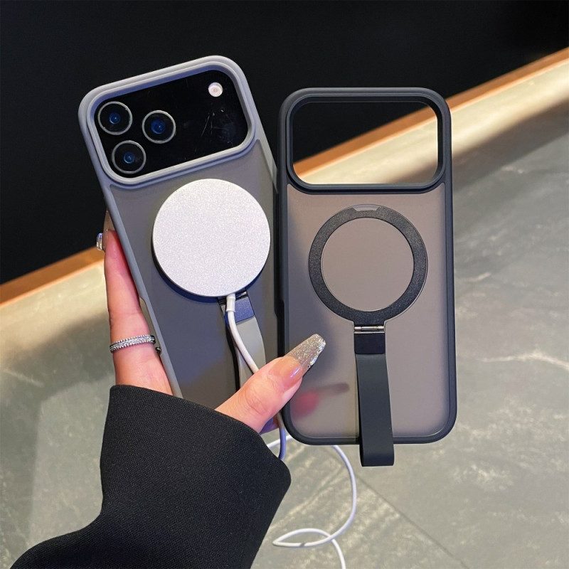 Hülle Für iPhone 17 Pro Max Integrierte Handschlaufe Und Metallständer