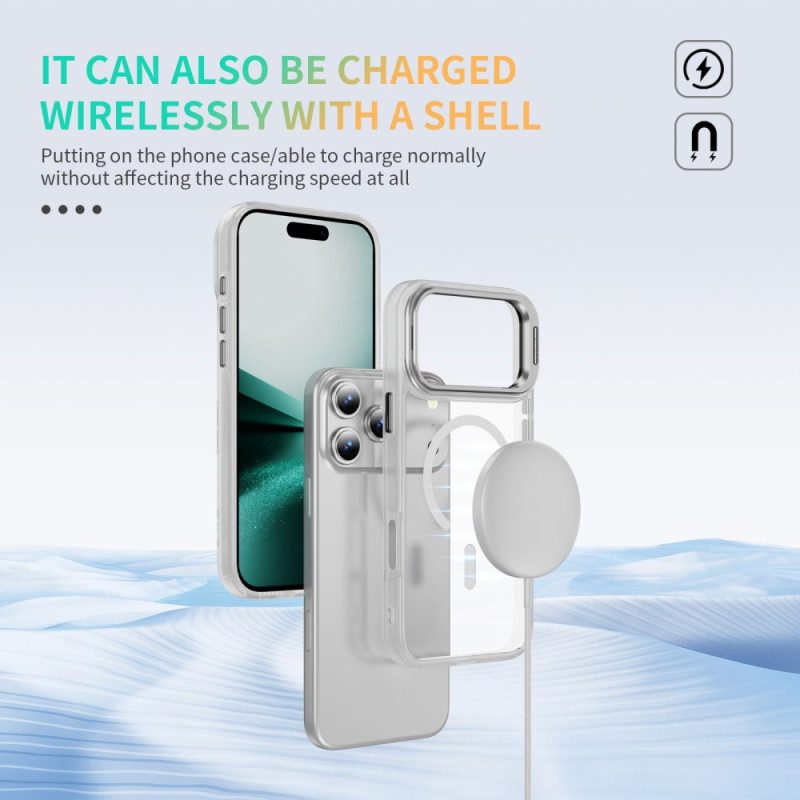 Hülle Für iPhone 17 Pro Max Magnethalterung Mit Mattierter Linse