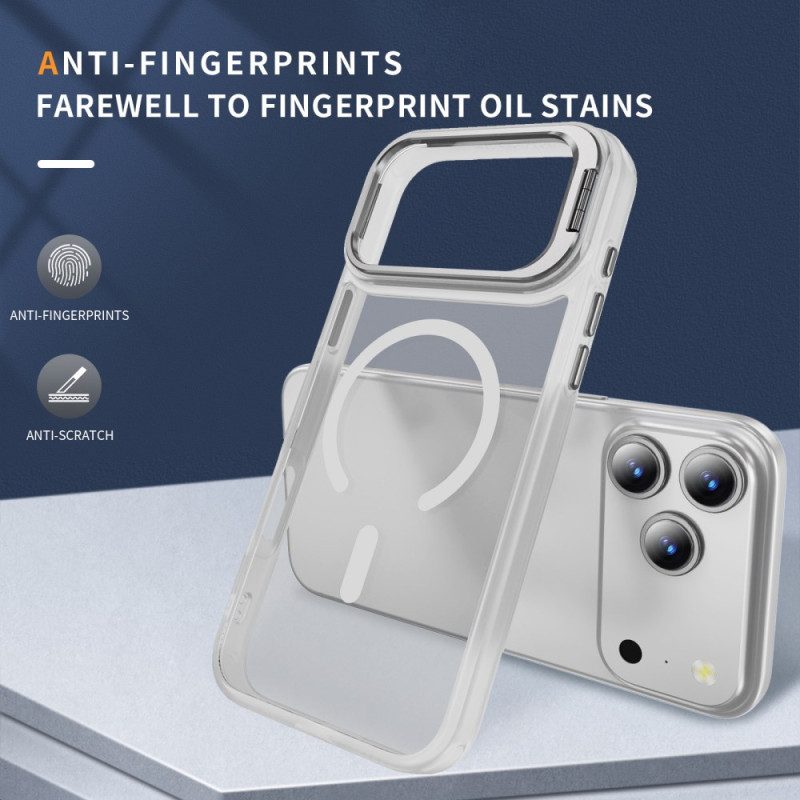 Hülle Für iPhone 17 Pro Max Magnethalterung Mit Mattierter Linse