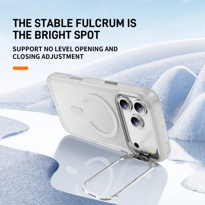 Hülle Für iPhone 17 Pro Max Magnethalterung Mit Mattierter Linse