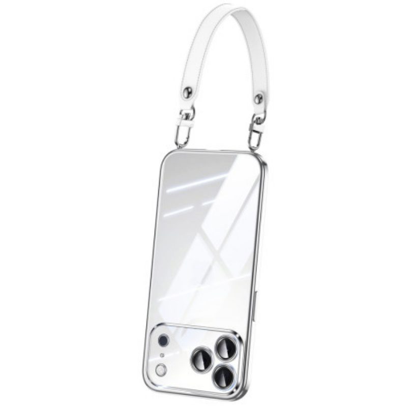 Hülle Für iPhone 17 Pro Max Transparent Mit Trageschlaufe