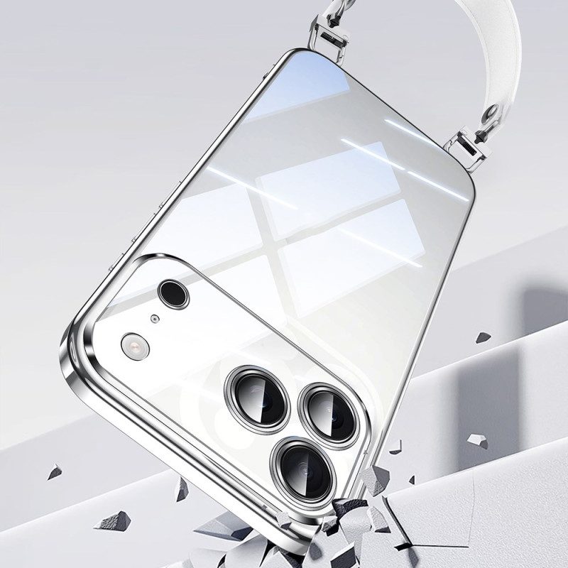 Hülle Für iPhone 17 Pro Max Transparent Mit Trageschlaufe