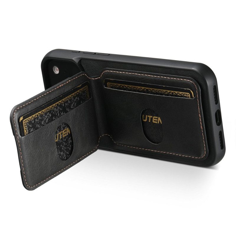 Hülle iPhone 17 Pro Max Handyhülle Kartenhalter Mit Gewachster Textur Suteni