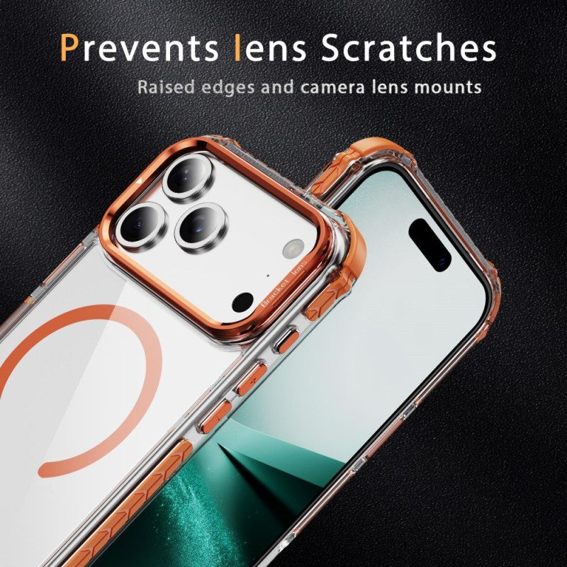 Hülle iPhone 17 Pro Max Handyhülle Magsafe-kompatible Farbige Halterung