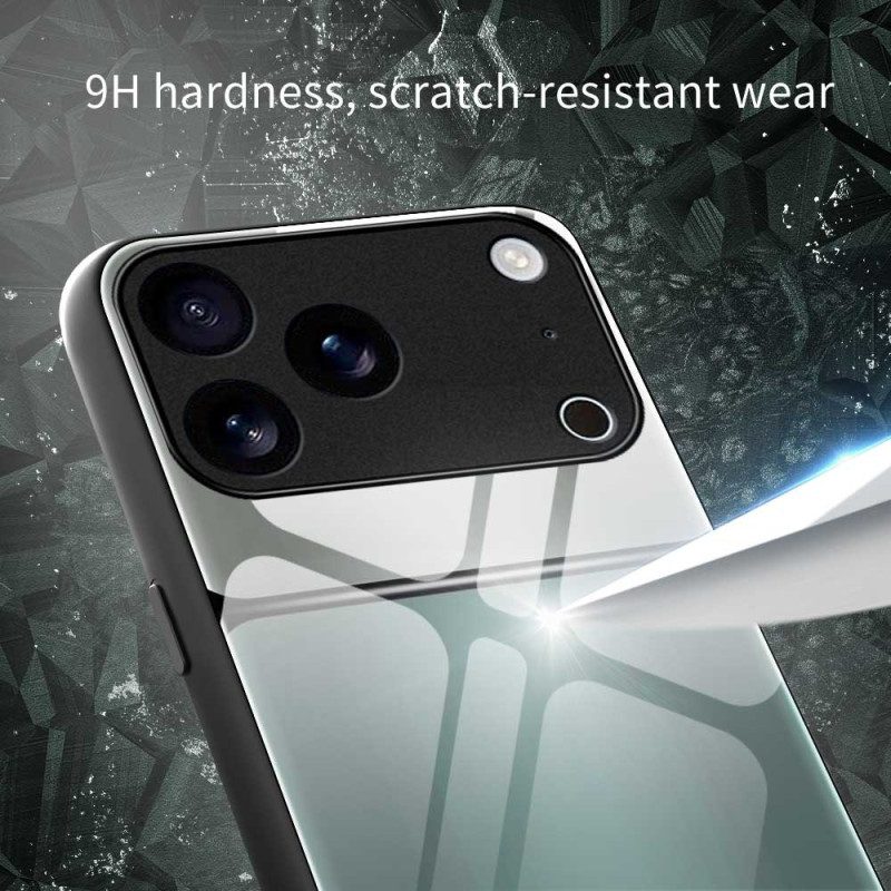 Hülle iPhone 17 Pro Max Handyhülle Zweifarbiges Sicherheitsglas