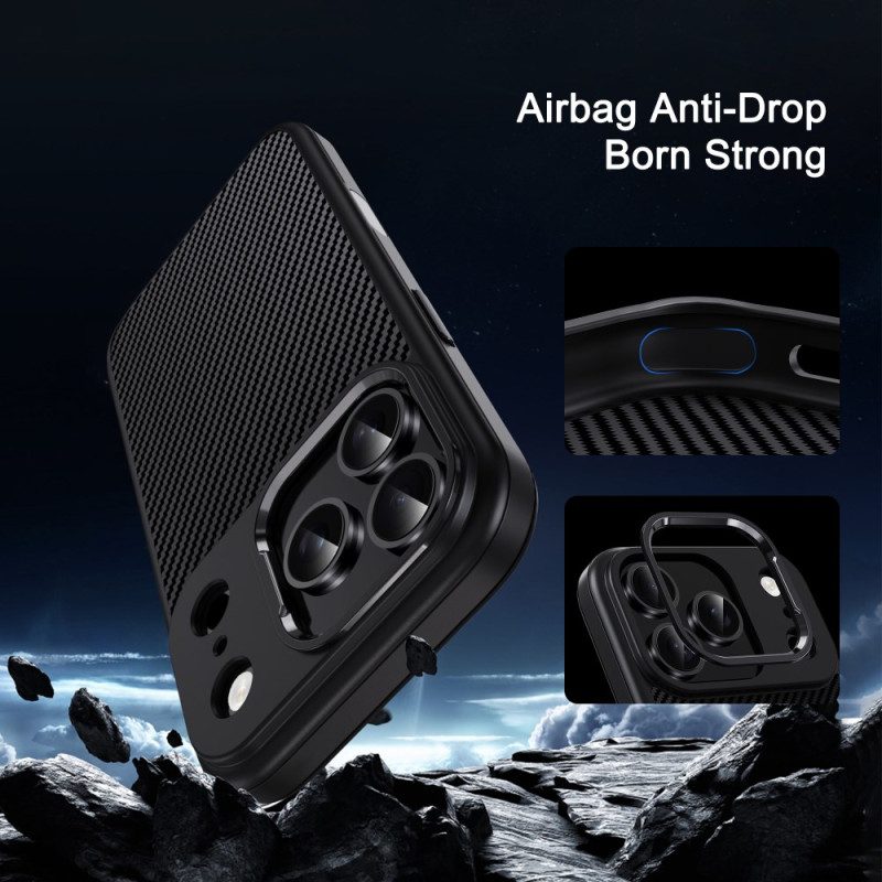 Hülle iPhone 17 Pro Max Ipaky Carbonfaser