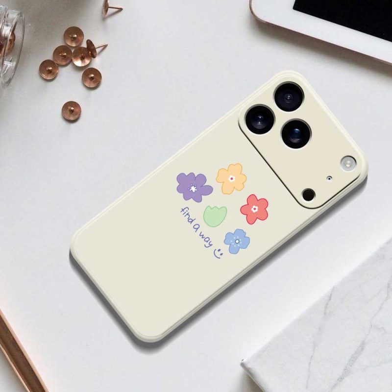 Hülle iPhone 17 Pro Max Kleine Blumen