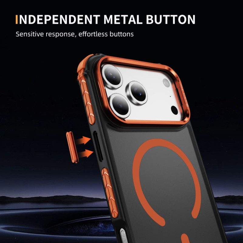 Hülle iPhone 17 Pro Max Kompatible Magsafe-objektivhalterung Schwarz