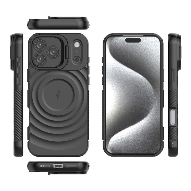 Hülle iPhone 17 Pro Max Magsafe-kompatibles Wellenmuster