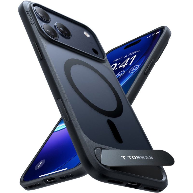 Hülle iPhone 17 Pro Max Magsafe Premium-design Mit Integriertem Ständer