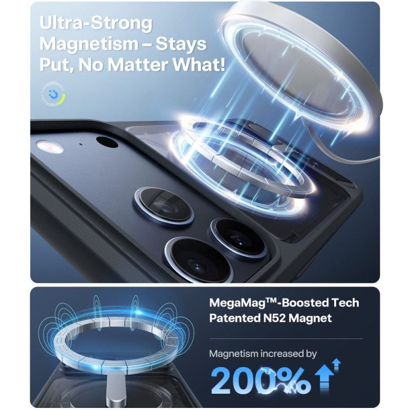 Hülle iPhone 17 Pro Max Magsafe Premium-design Mit Integriertem Ständer