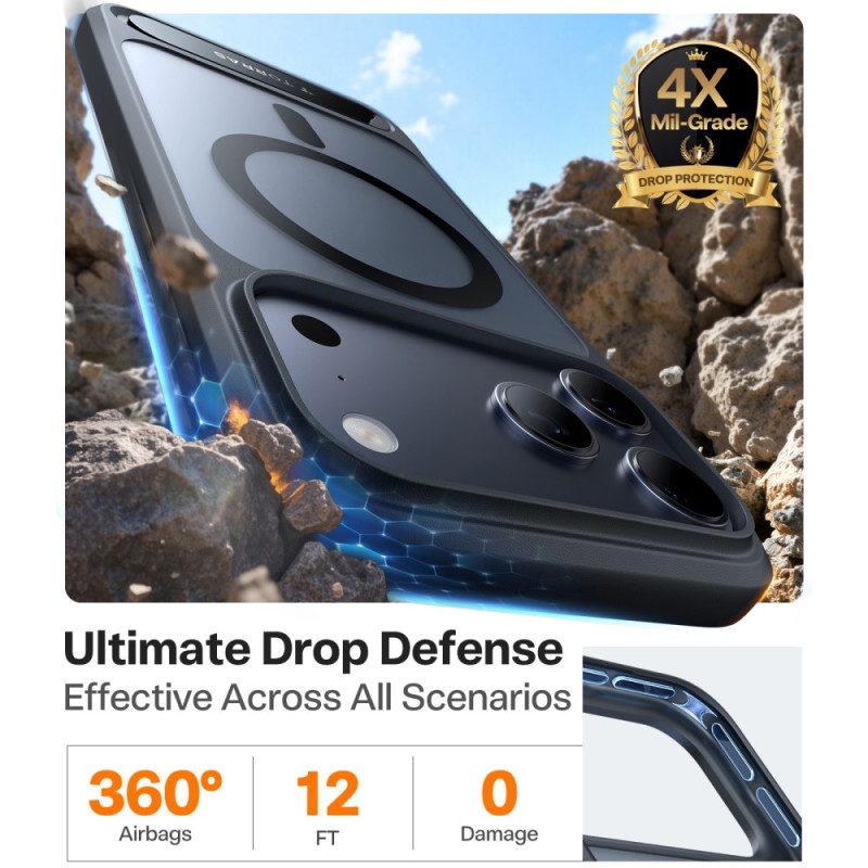 Hülle iPhone 17 Pro Max Magsafe Premium-design Mit Integriertem Ständer