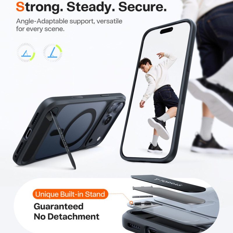 Hülle iPhone 17 Pro Max Magsafe Premium-design Mit Integriertem Ständer